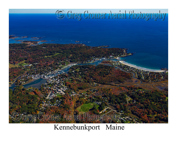Aerial Photo of Kennebunkport, Maine