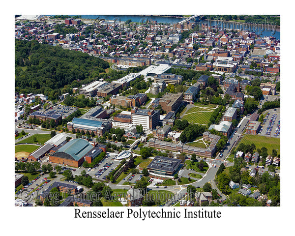 Aerial Photo of Rensselaer Polytechnic Institute, New York