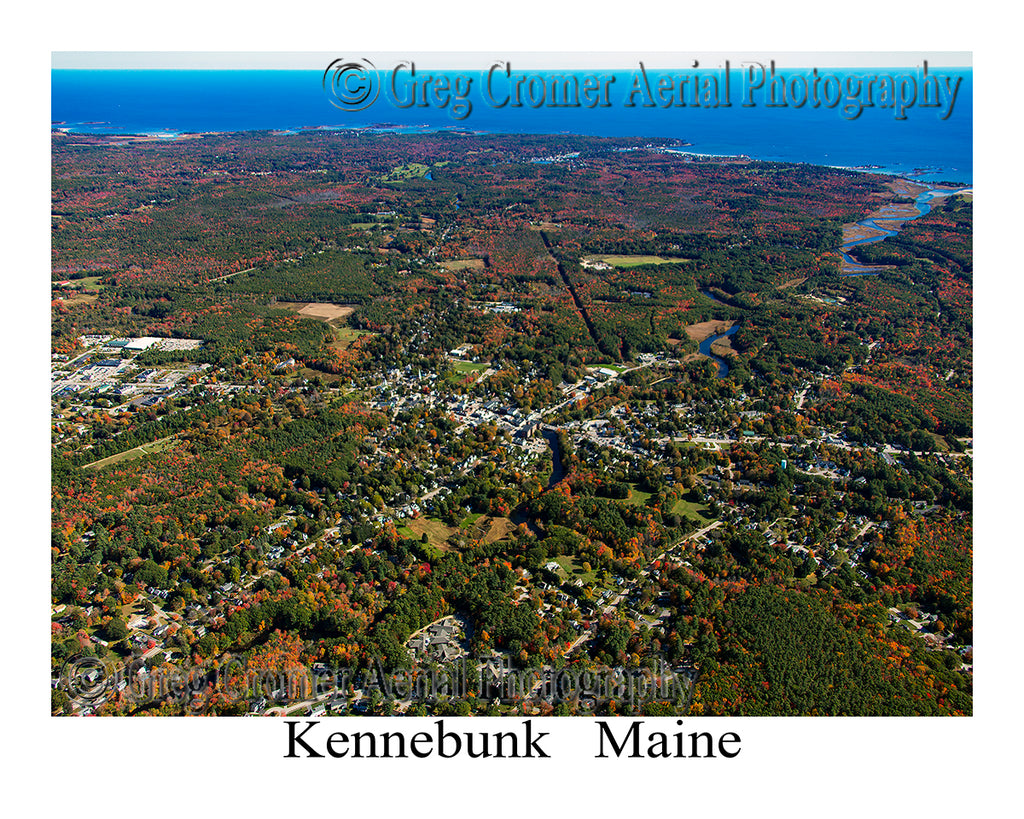 Aerial Photo of Kennebunk, Maine