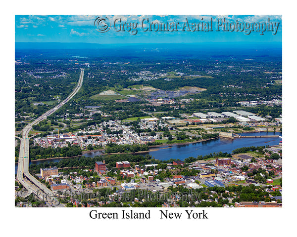 Aerial Photo of Green Island, New York