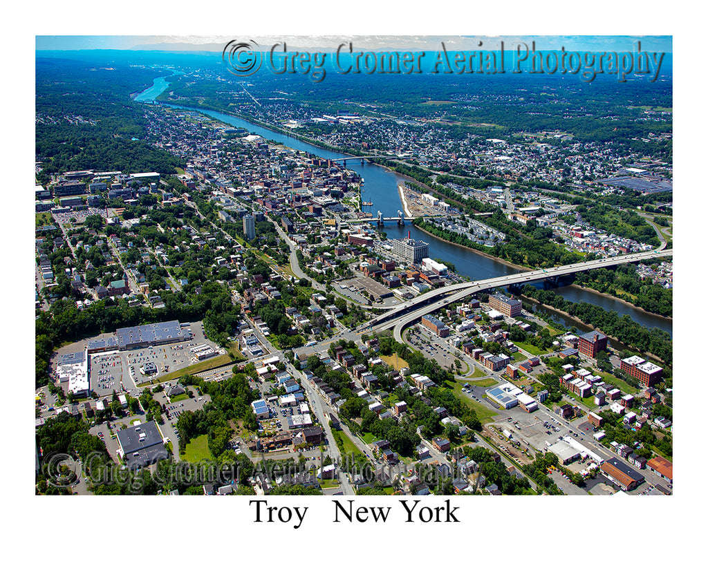 Aerial Photo of Troy, New York