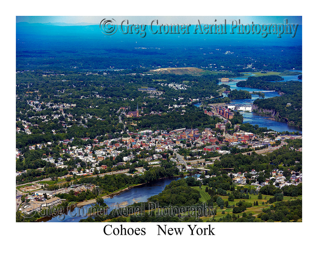 Aerial Photo of Cohoes, New York