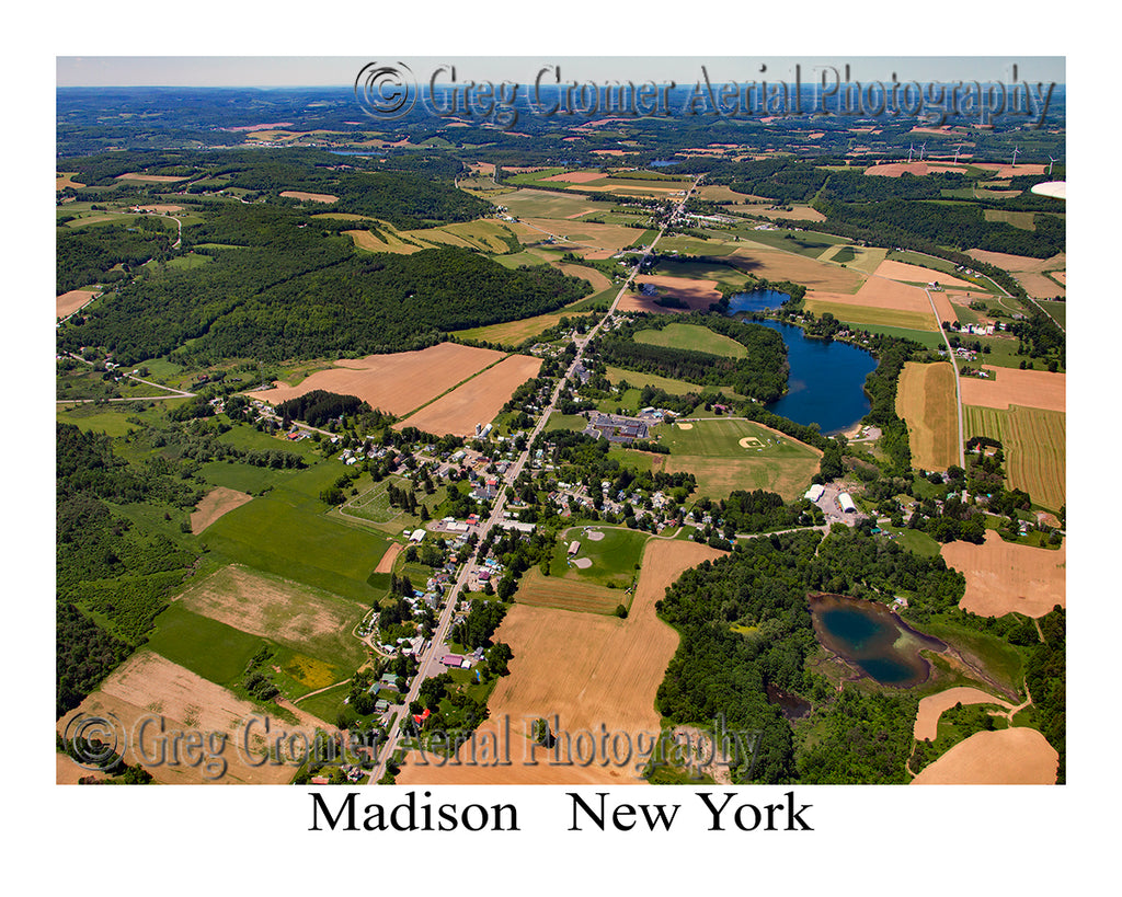 Aerial Photo of Madison, New York