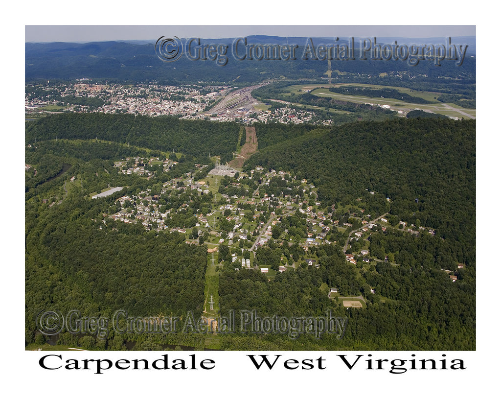 Aerial Photo of Carpendale, West Virginia