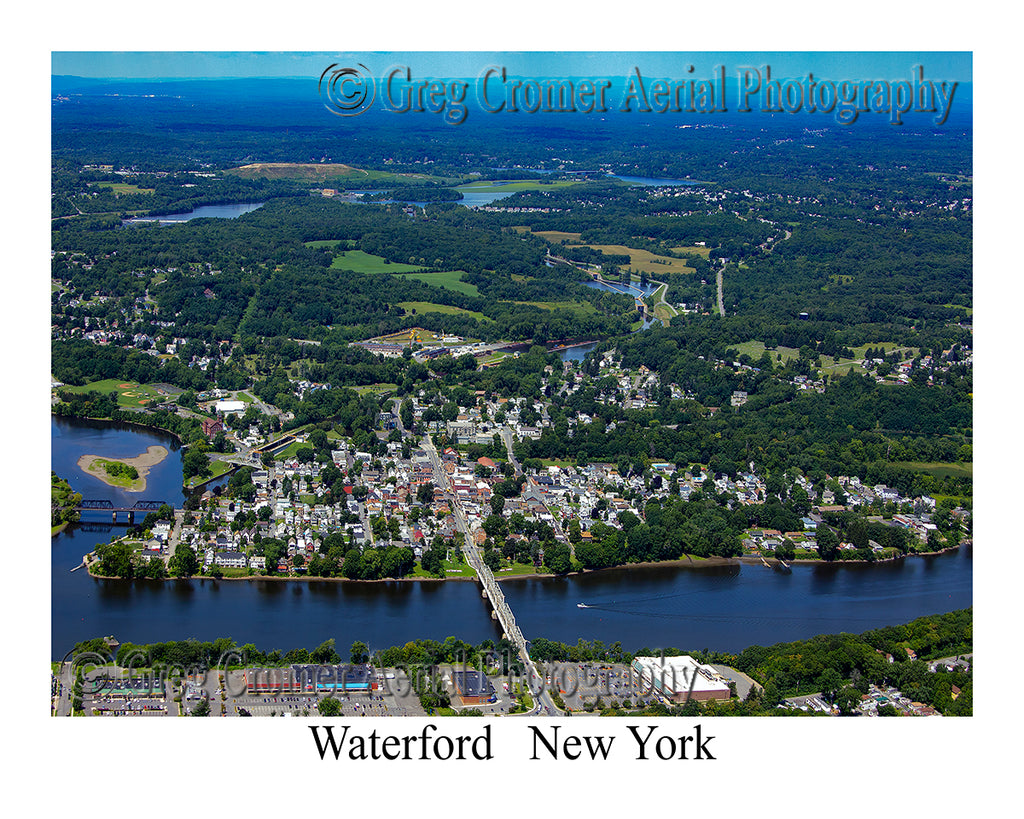 Aerial Photo of Waterford, New York