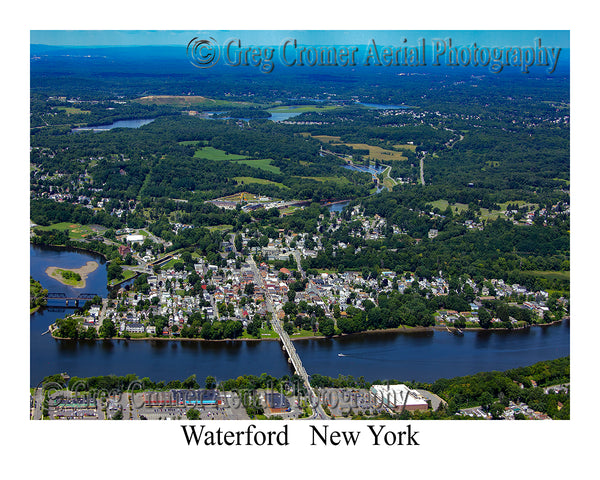 Aerial Photo of Waterford, New York