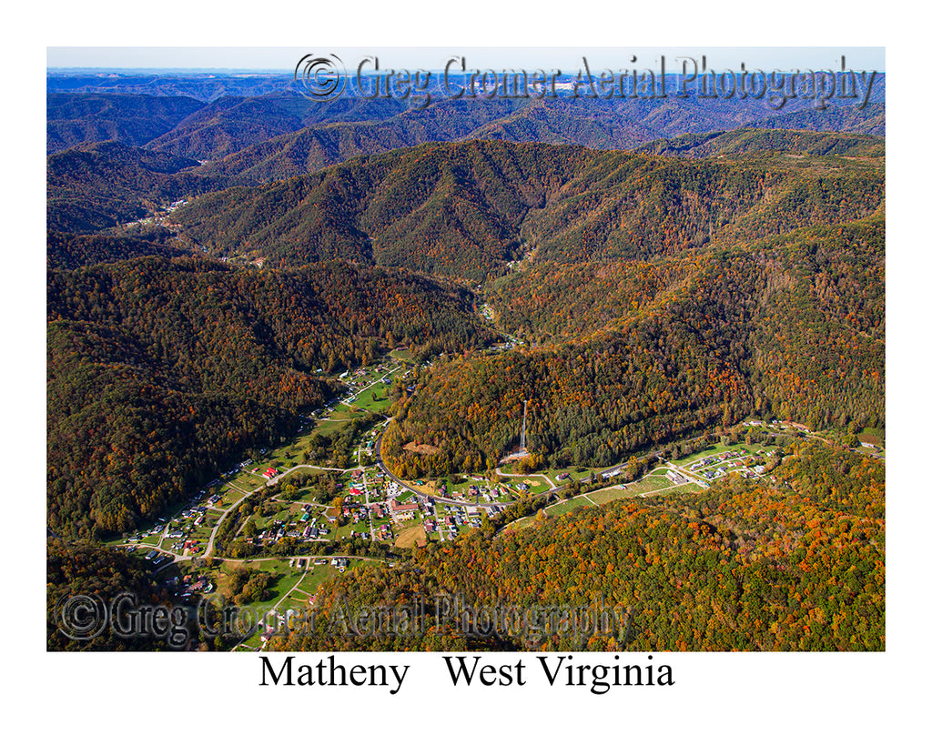 Aerial Photo of Matheny, West Virginia