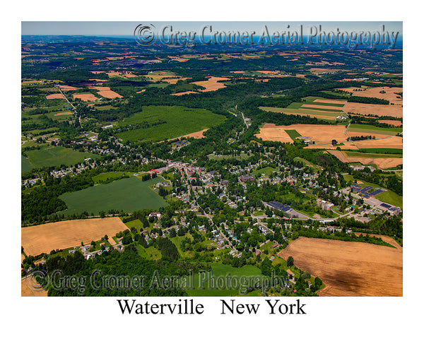 Aerial Photo of Waterville, New York