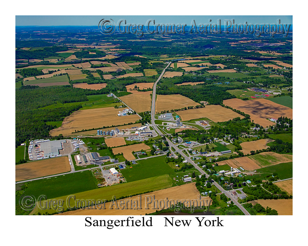 Aerial Photo of Sangerfield, New York