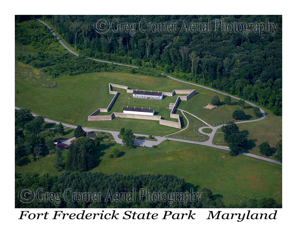 Aerial Photo of Fort Frederick, Maryland