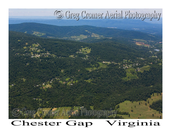 Aerial Photo of Chester Gap, Virginia