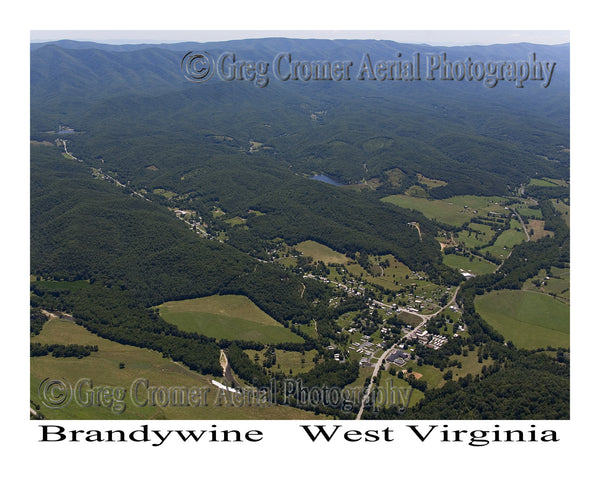 Aerial Photo of Brandywine, West Virginia