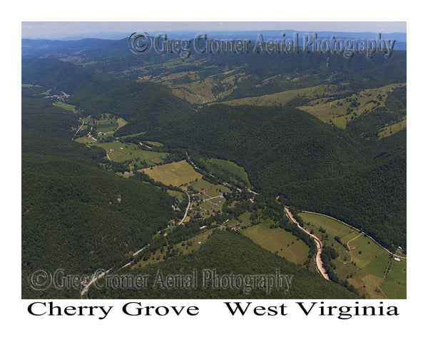 Aerial Photo of Cherry Grove, West Virginia