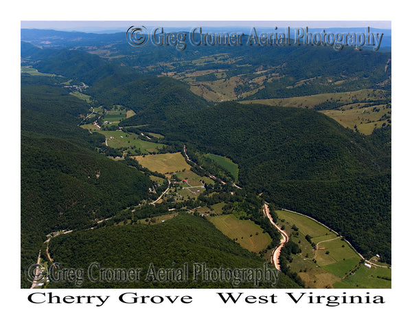 Aerial Photo of Cherry Grove, West Virginia