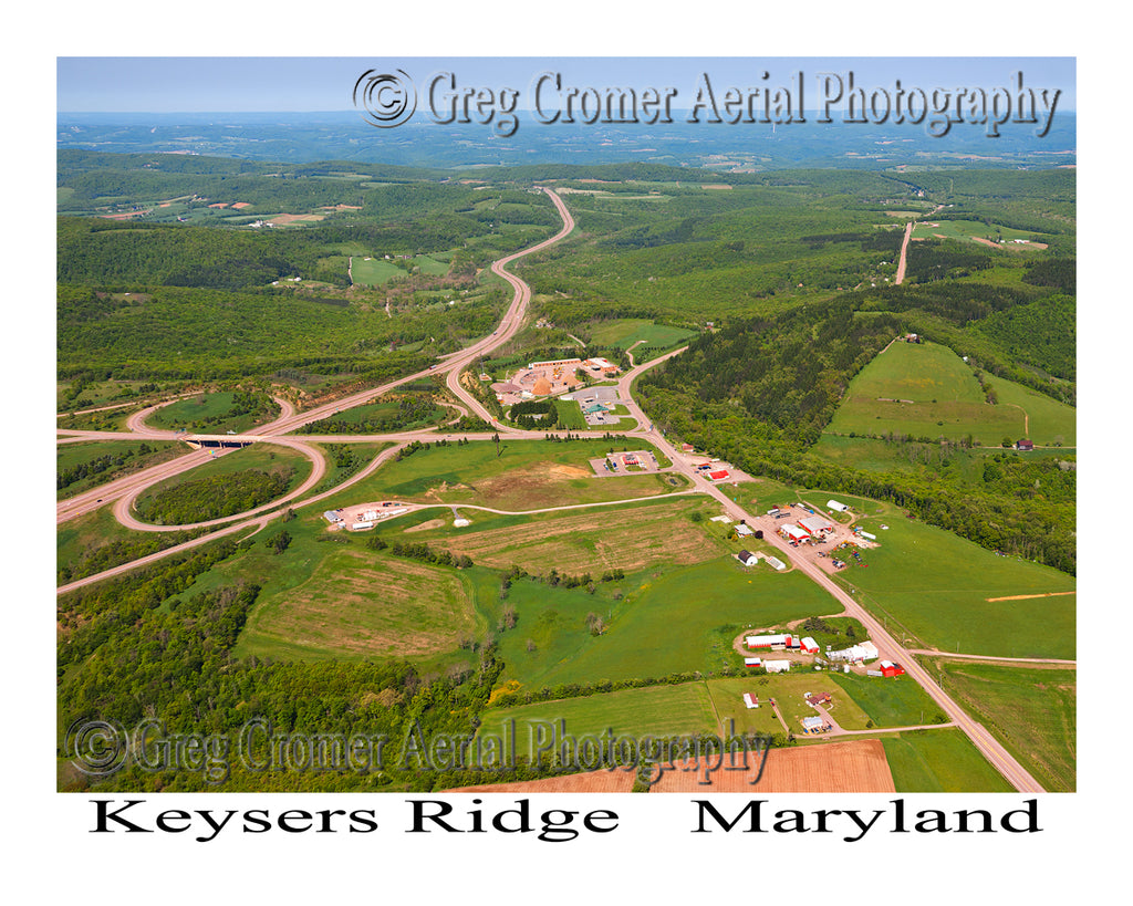 Aerial Photo of Keysers Ridge, Maryland