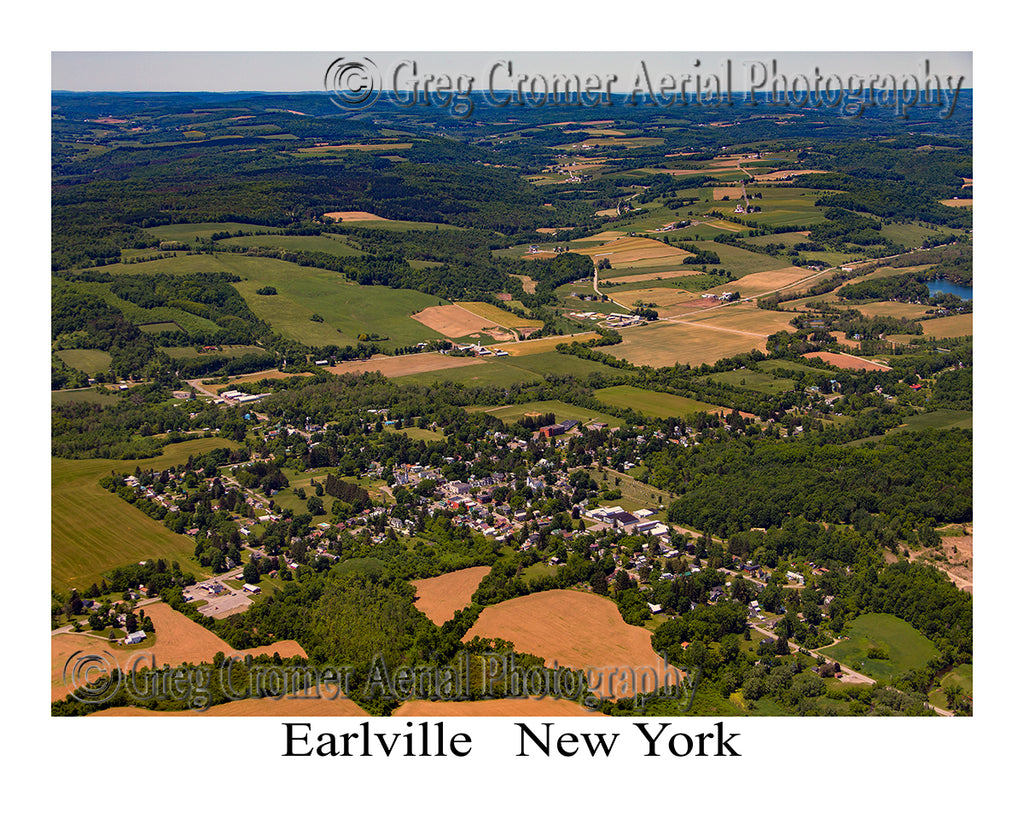 Aerial Photo of Earlville, New York