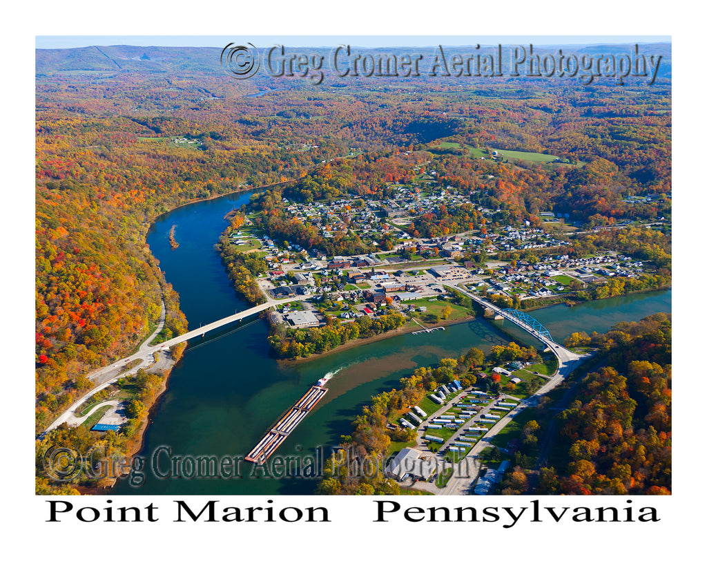 Aerial Photo of Port Marion, Pennsylvania