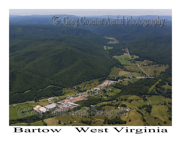 Aerial Photo of Bartow, West Virginia