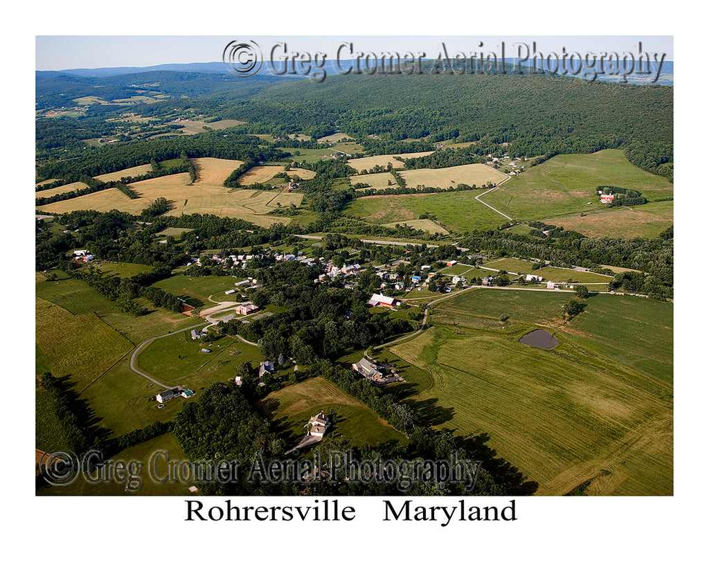 Aerial Photo of Rohrersville, Maryland