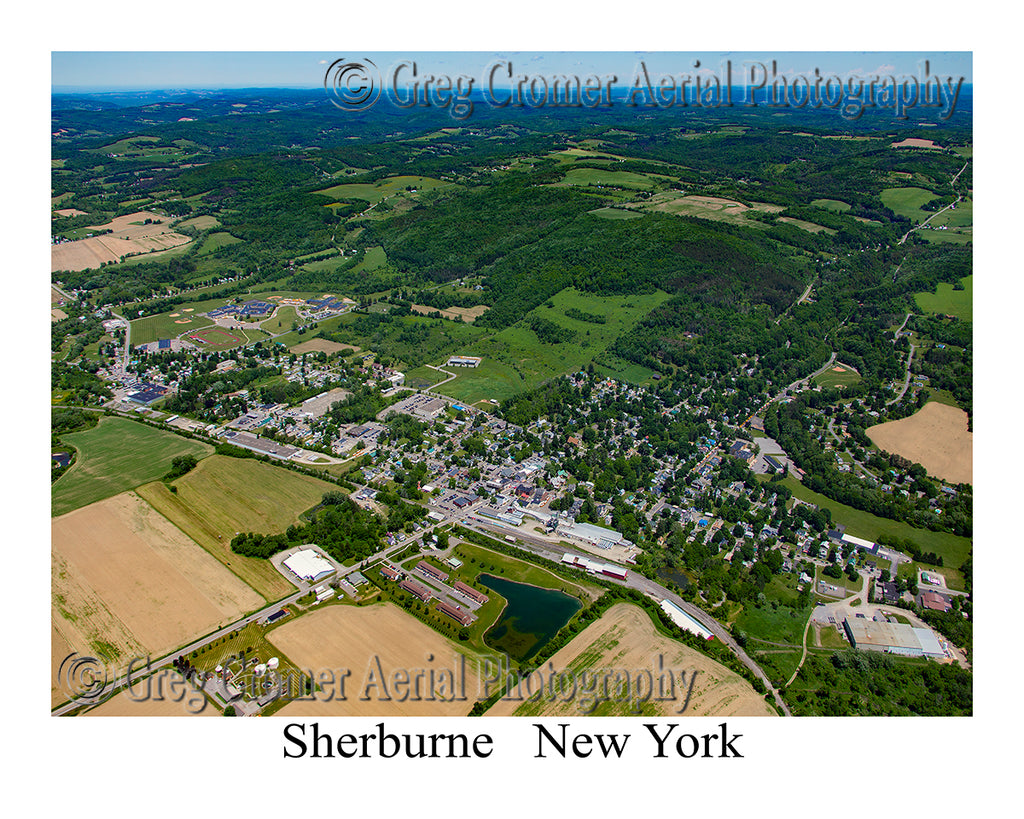 Aerial Photo of Sherburne, New York