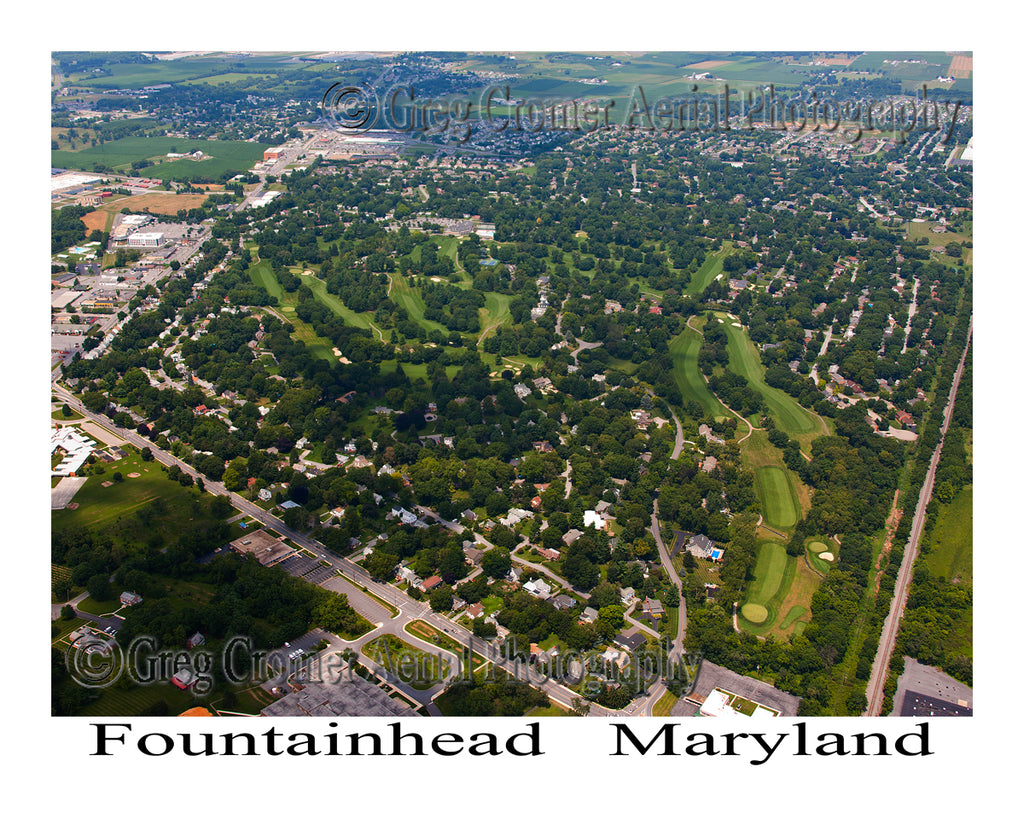 Aerial Photo of Fountainhead, Maryland