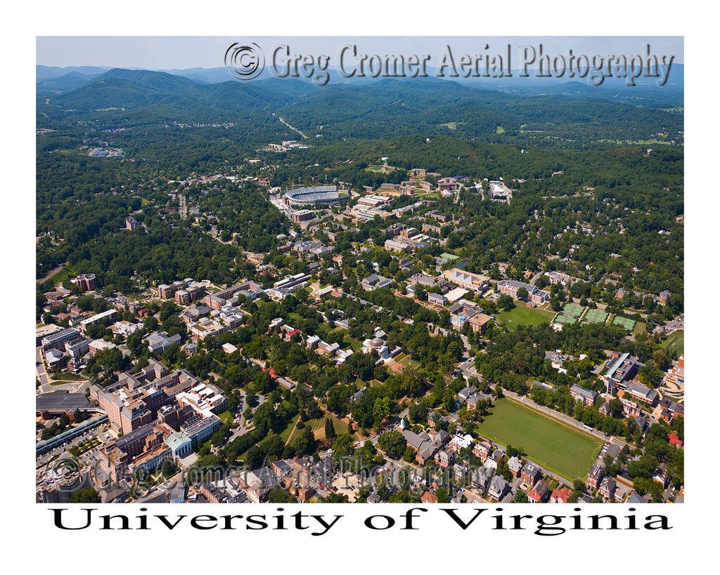 Aerial Photo of University of Virginia - Charlottesville, Virginia