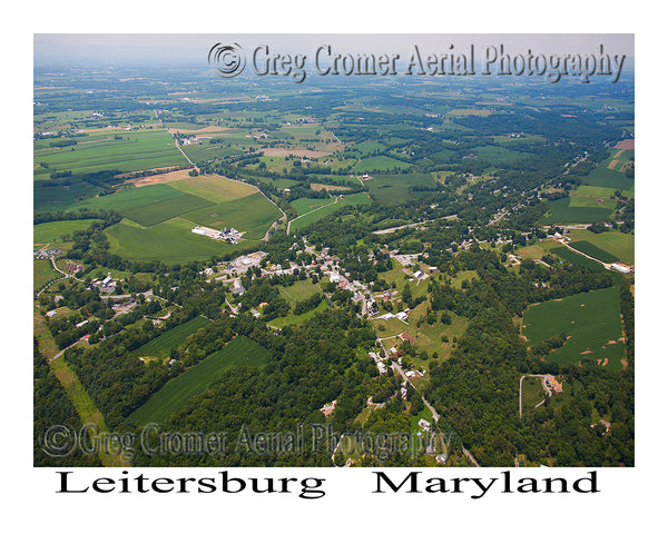 Aerial Photo of Leitersburg, Maryland