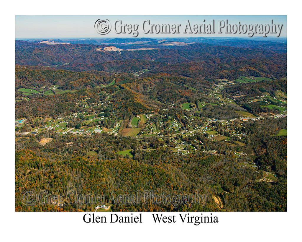 Aerial Photo of Glen Daniel, West Virginia