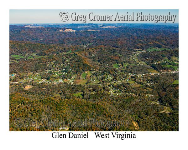 Aerial Photo of Glen Daniel, West Virginia