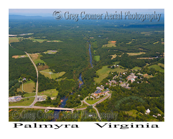 Aerial Photo of Palmyra, Virginia