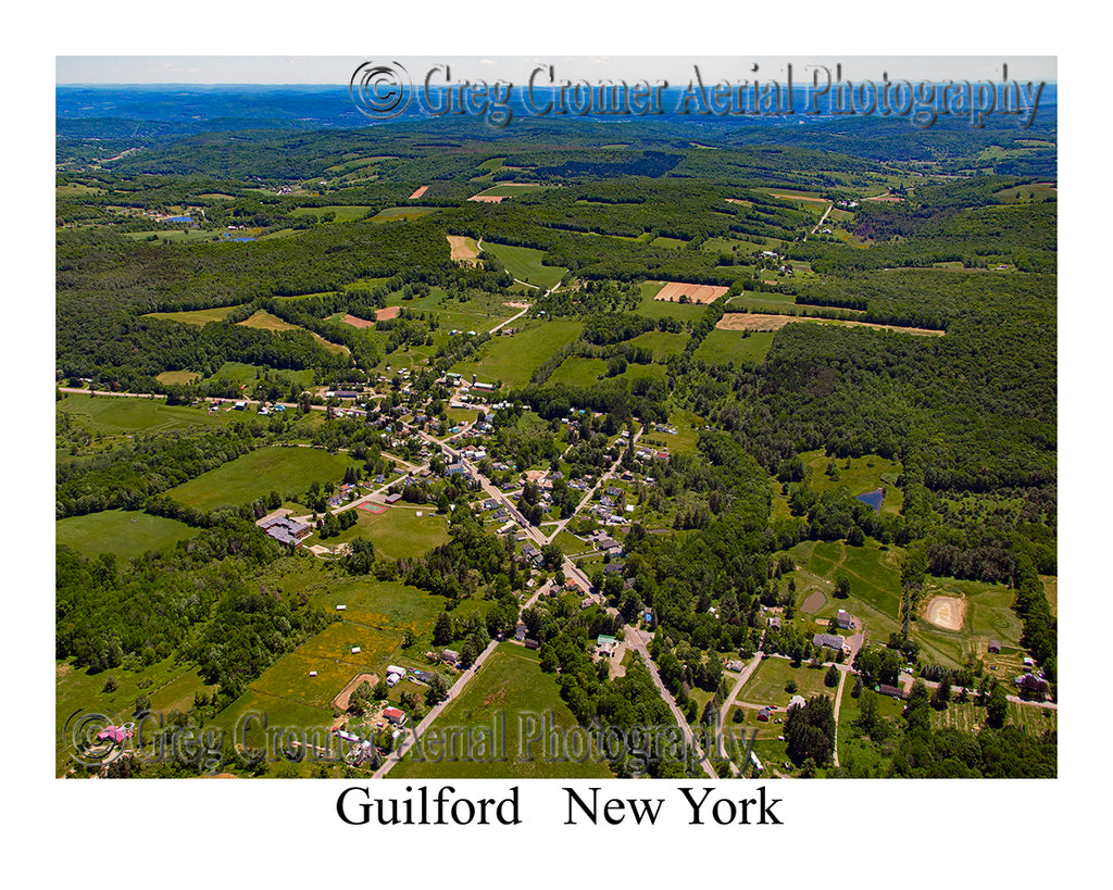 Aerial Photo of Guilford, New York