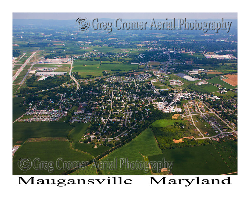 Aerial Photo of Maugansville, Maryland