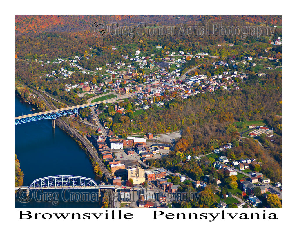 Aerial Photo of Brownsville, Pennsylvania