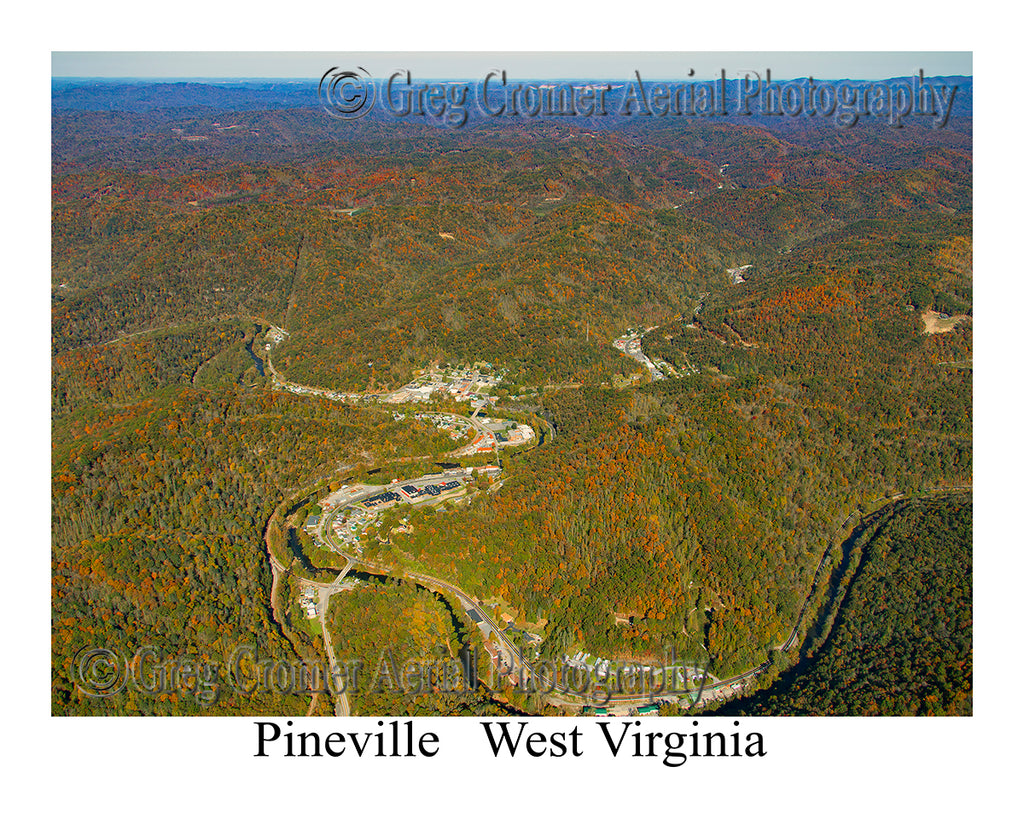 Aerial Photo of Pineville, West Virginia