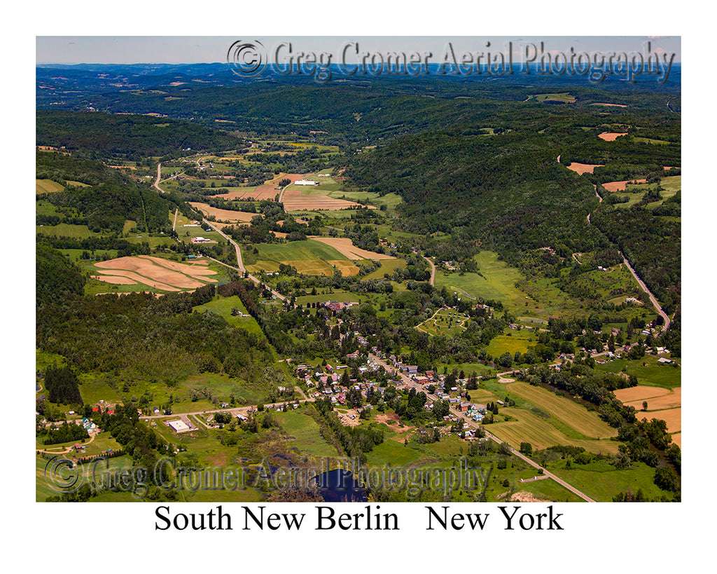 Aerial Photo of South New Berlin, New York