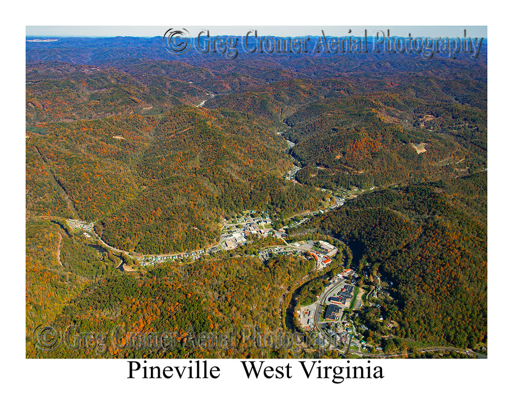 Aerial Photo of Pineville, West Virginia