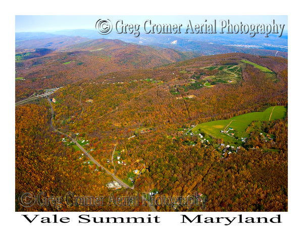 Aerial Photo of Vale Summit, Maryland