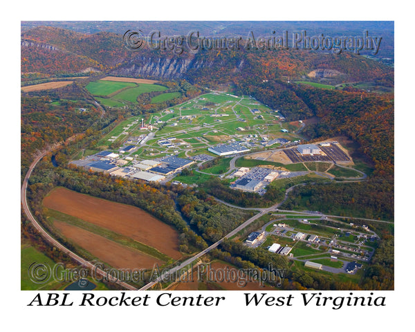 Aerial Photo of ABL Rocket Center - Tucker County, West Virginia
