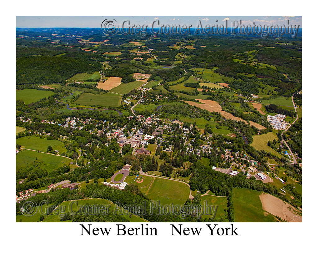 Aerial Photo of New Berlin, New York