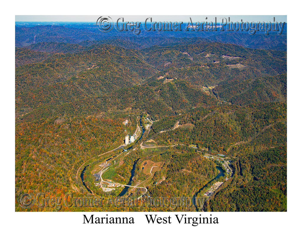 Aerial Photo of Marianna, West Virginia