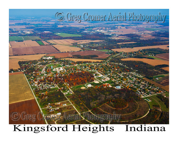 Aerial Photo of Kingsford Heights, Indiana