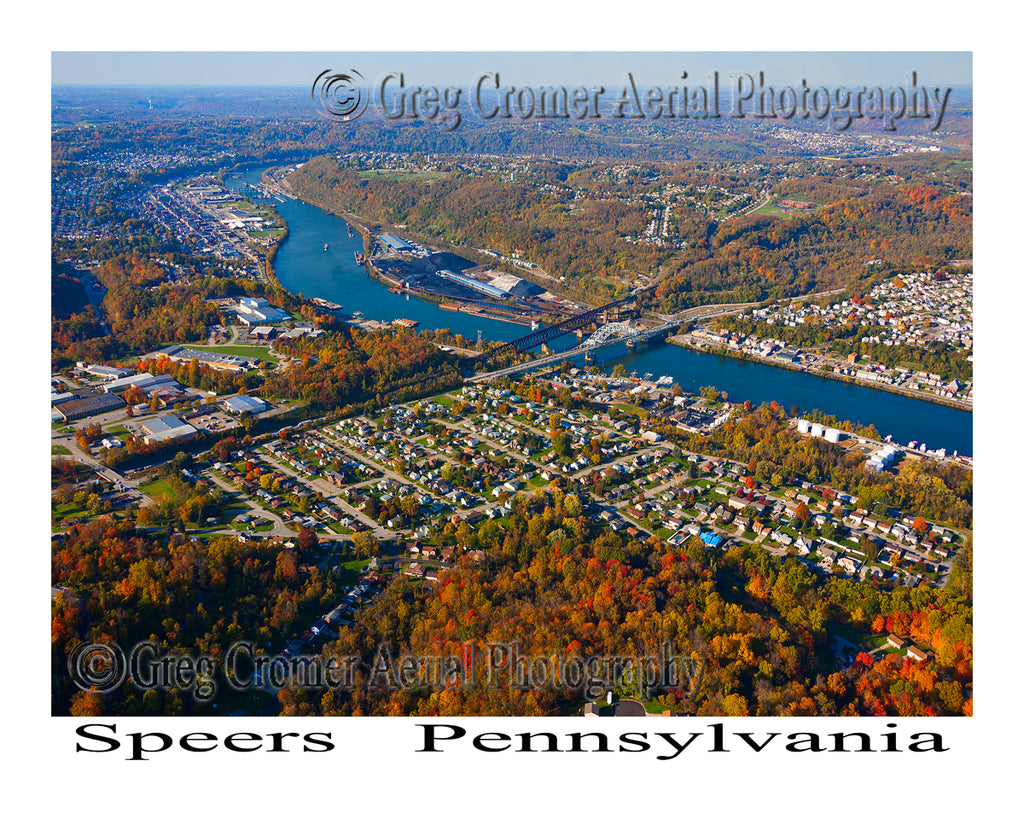 Aerial Photo of Speers, Pennsylvania