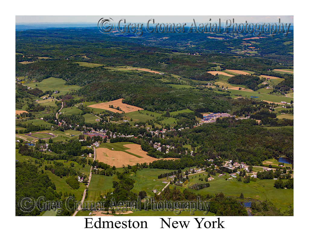 Aerial Photo of Edmeston, New York