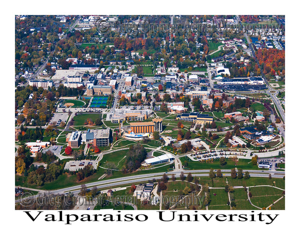 Aerial Photo of Valparaiso University, Indiana