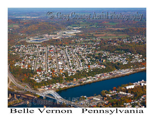 Aerial Photo of Belle Vernon, Pennsylvania