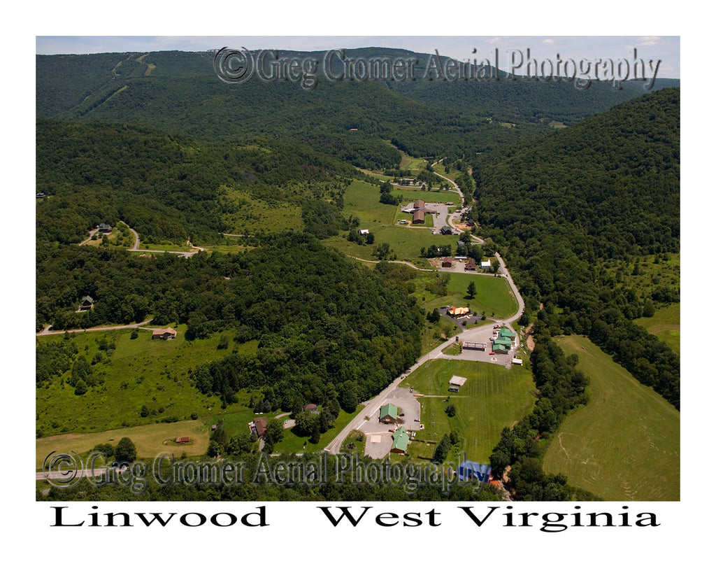 Aerial Photo of Linwood, West Virginia