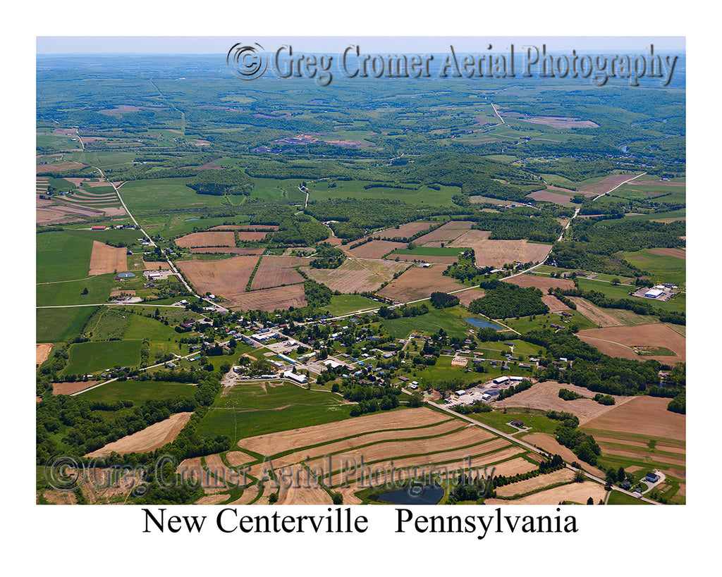 Aerial Photo of New Centerville, Pennsylvania