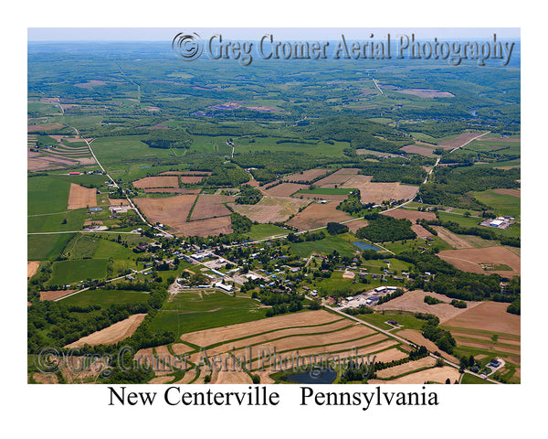 Aerial Photo of New Centerville, Pennsylvania