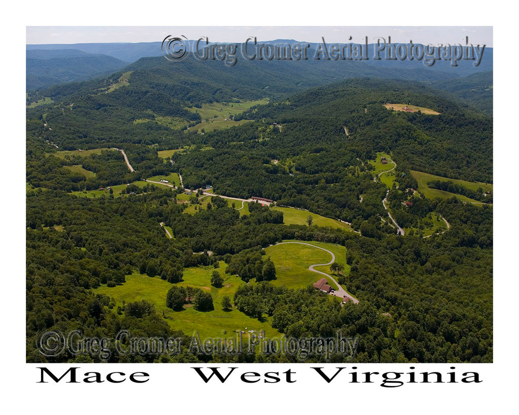 Aerial Photo of Mace, West Virginia