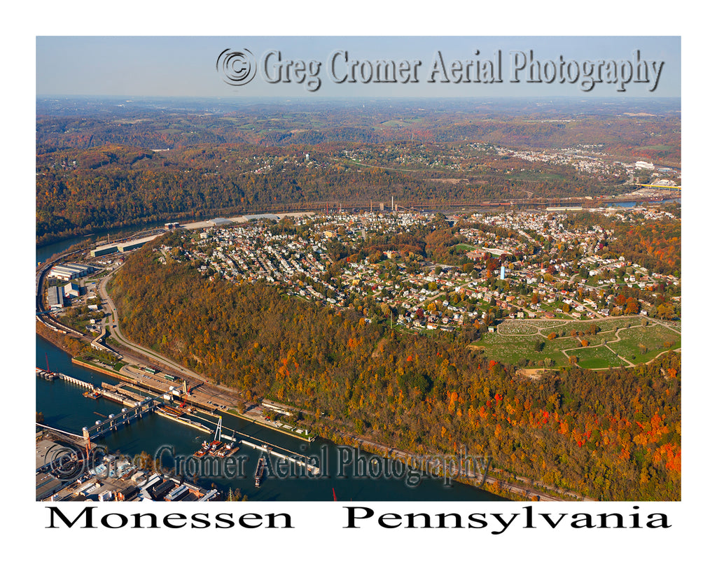 Aerial Photo of Monessen, Pennsylvania
